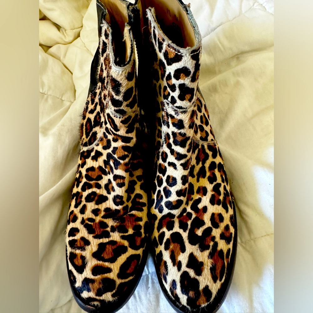 Stetson Cheetah Cowboy boots